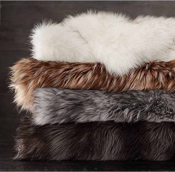 Faux Fur Throw Blanket