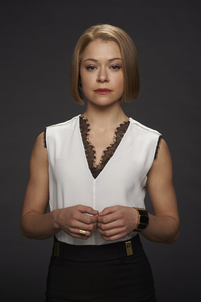 Tatiana Maslany as Rachel. 
Source: BBC