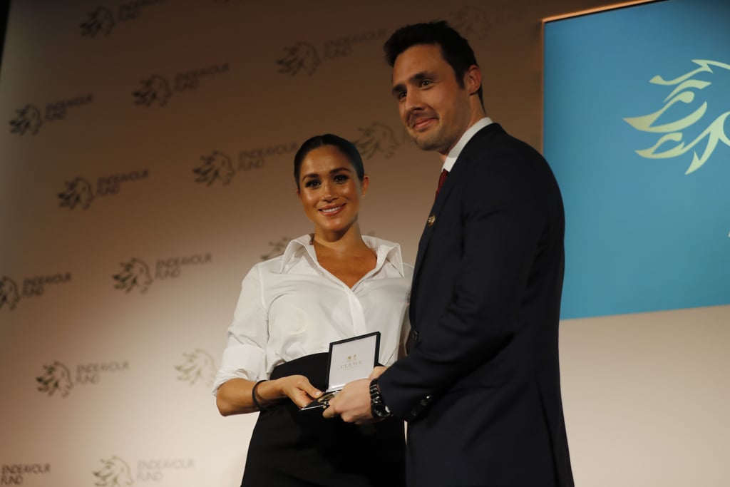 Prince Harry and Meghan Markle at Endeavour Awards Feb. 2019