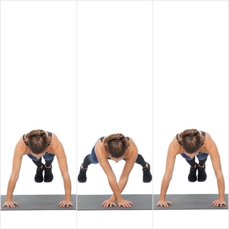 Plank top sidewalk exercise