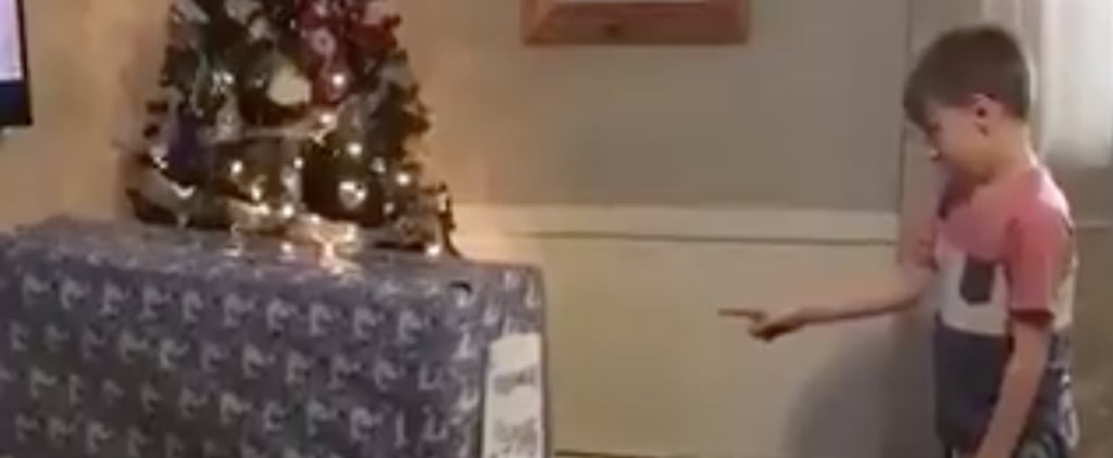 Boy Unwraps Military Dad as Early Christmas Gift