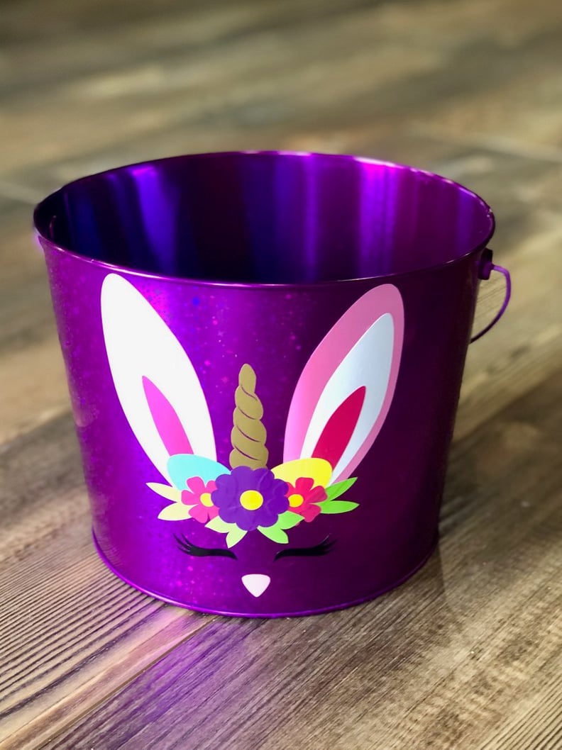 Purple Unicorn Bunny Easter Basket