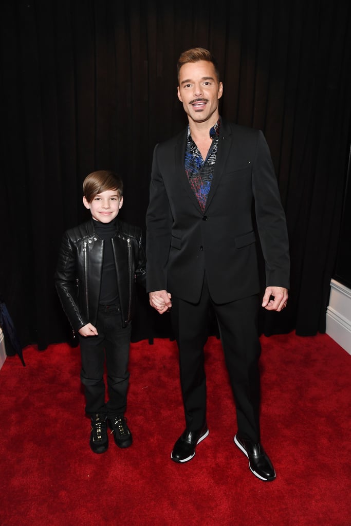 Ricky Martin and His Son at the 2019 Grammys