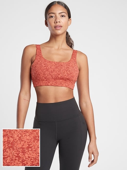 Athleta Exhale Moonflower Jacquard Bra A-DD+