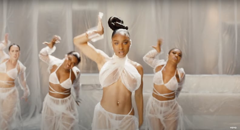 Normani's Twisted Bun Updo in the "Wild Side" Music Video