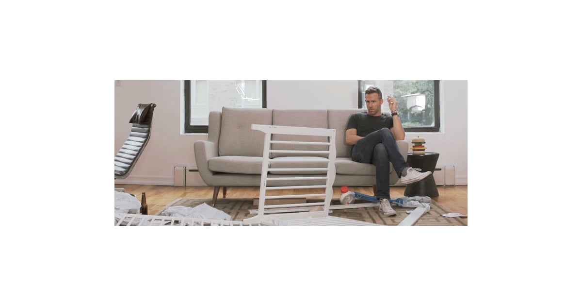 Video of Ryan Reynolds Putting Together Crib POPSUGAR Family