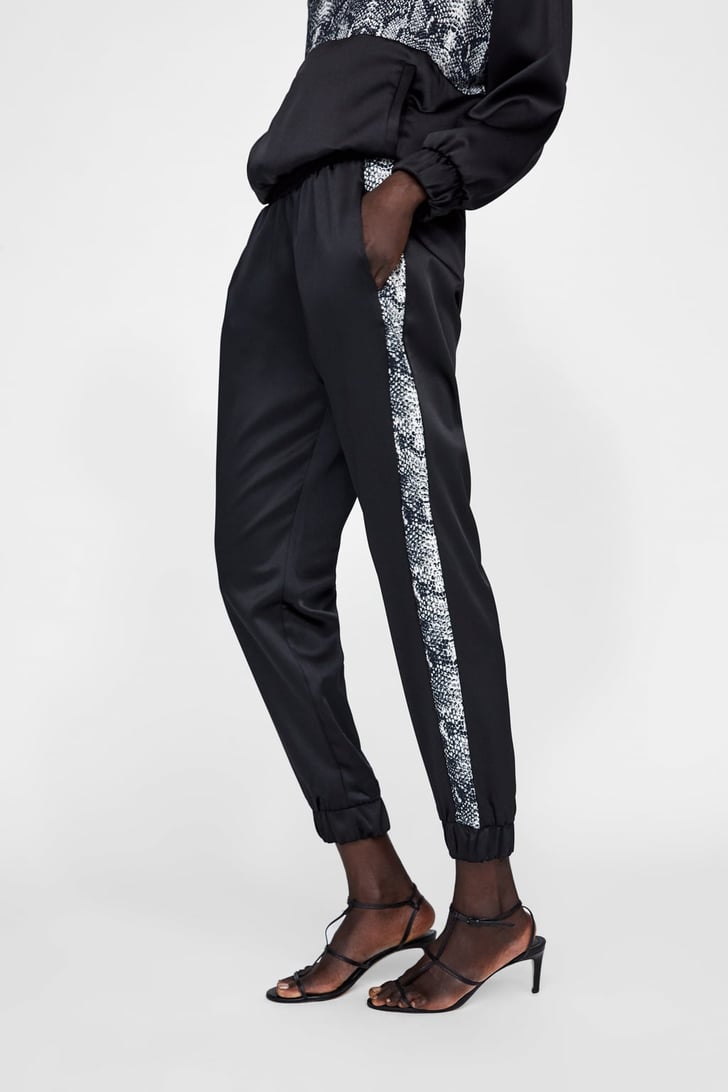 print jogging pants