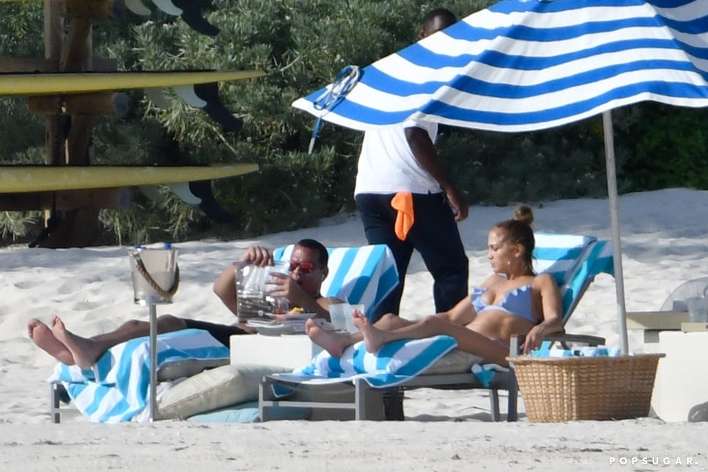 Jennifer Lopez and Alex Rodriguez in the Bahamas March 2019