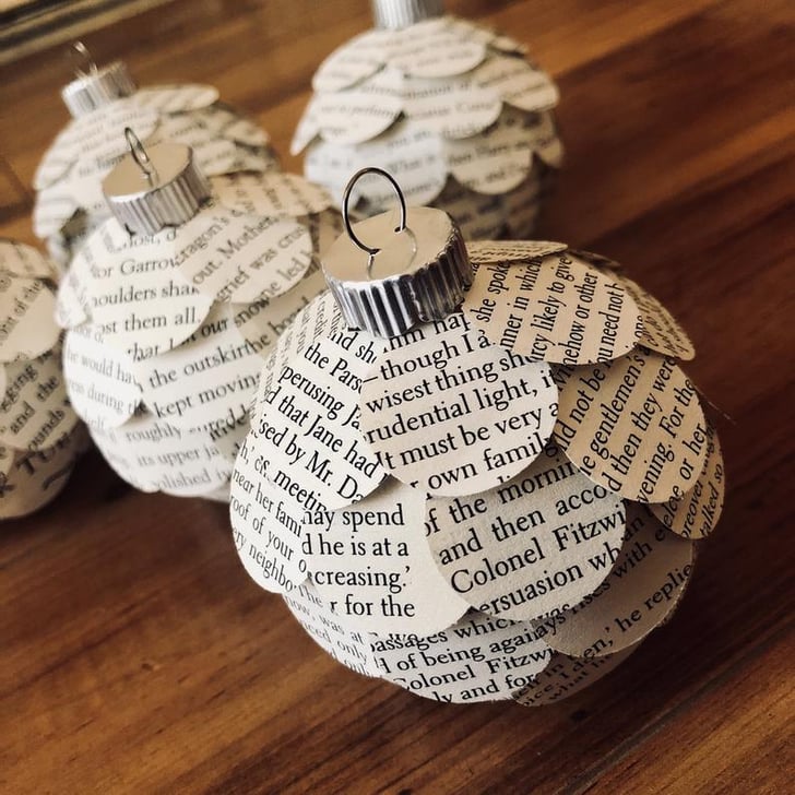 Book Christmas Ornaments | Shatterproof Christmas Ornaments | POPSUGAR ...