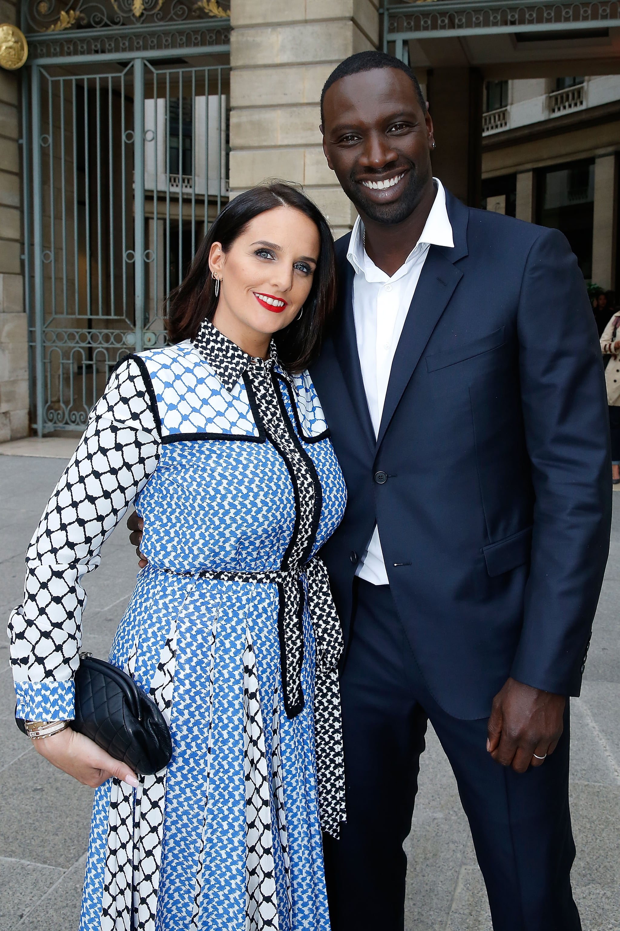 Cute Pictures Of Omar Sy And His Wife Helene Popsugar Celebrity
