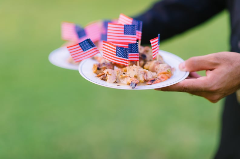 American Flag Garnishes