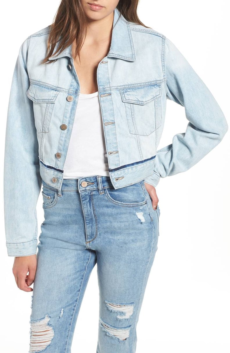 DL1961 Shawn Crop Boyfriend Denim Jacket