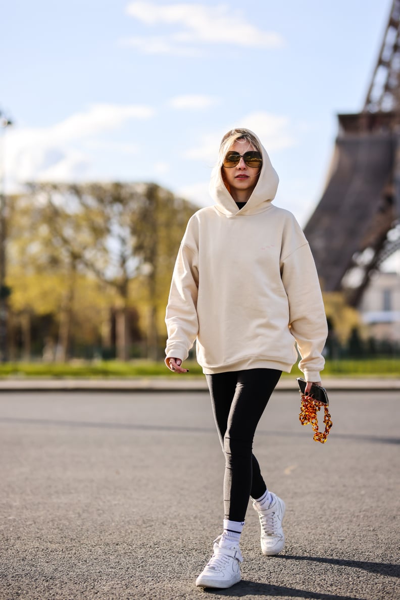 Throw On Your Favorite Sweatshirt, Crew Socks, and Sneakers