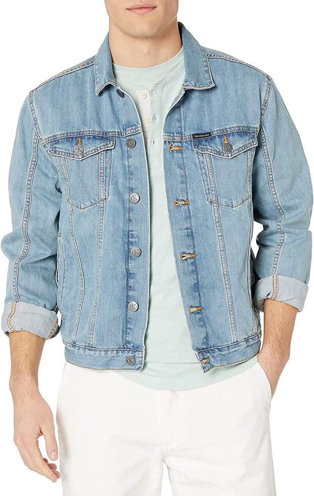 denim trucker jacket calvin klein