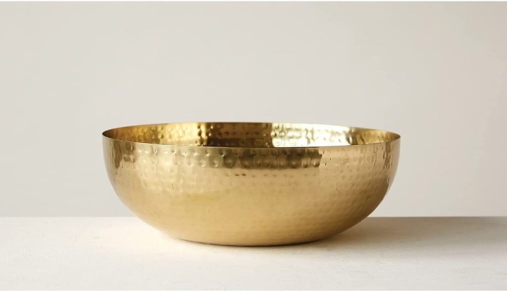 For a Super-Useful Piece: Creative Co-Op Round Hammered Metal Bowl