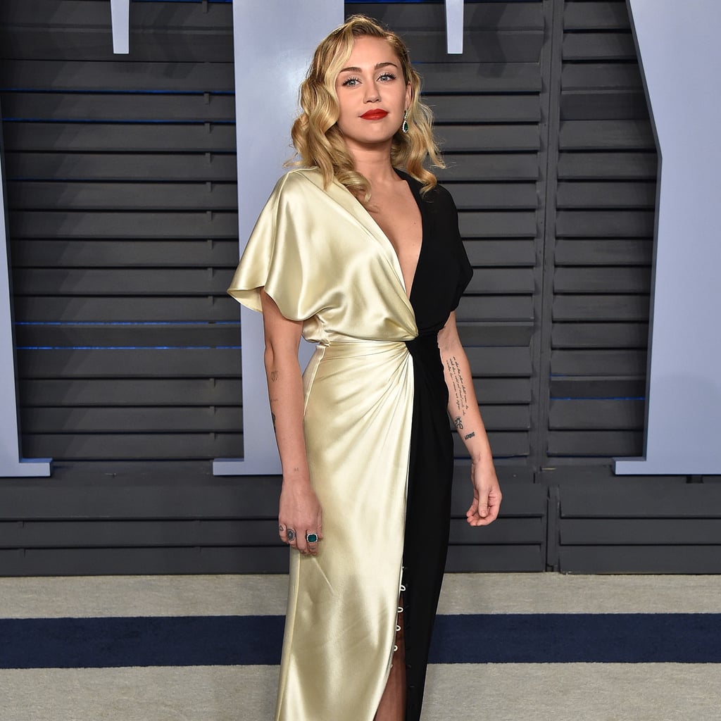 Miley Cyrus Vanity Fair Oscars Party Dress
