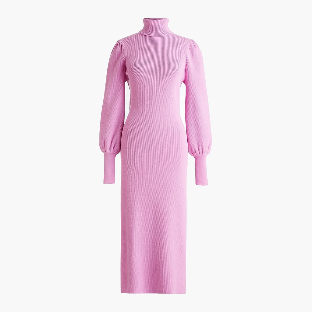 Hatch x J.Crew Balloon-Sleeve Sweater-Dress