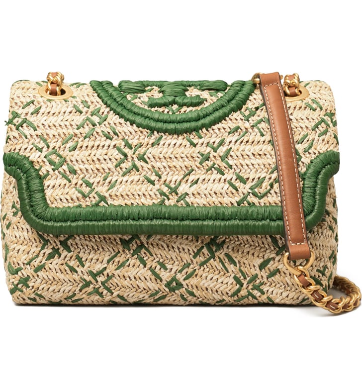 Tory Burch Small Fleming Straw Crossbody Bag | Best Deals From ...