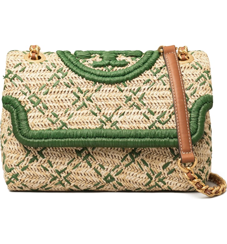 Tory Burch Small Fleming Straw Crossbody Bag Best Deals From
