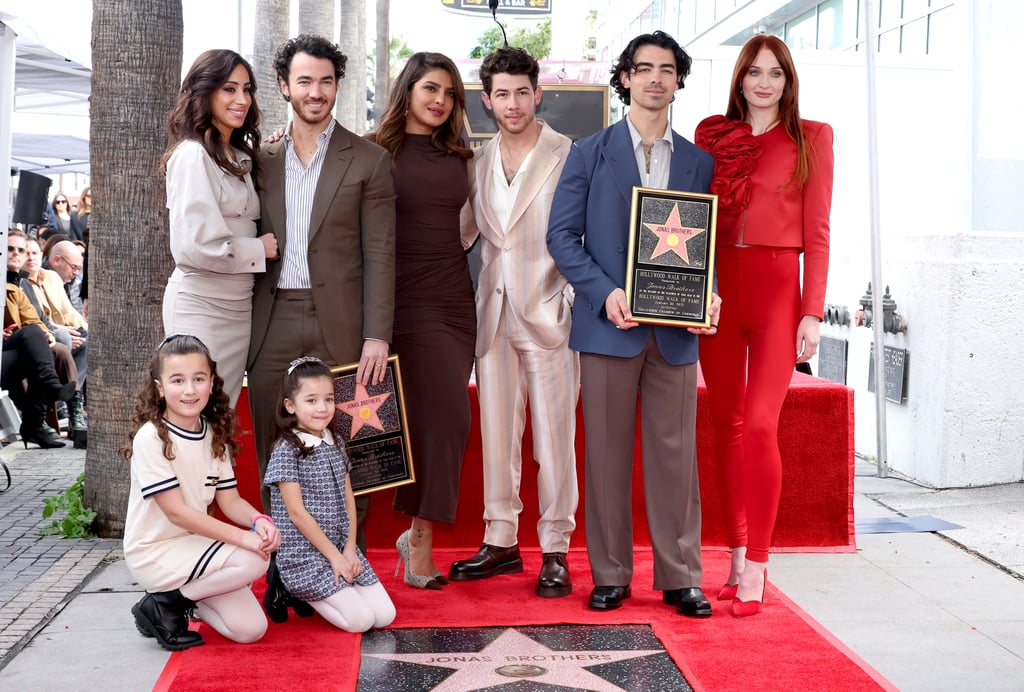 The Jonas Brothers' Families at The Hollywood Walk of Fame Ceremony