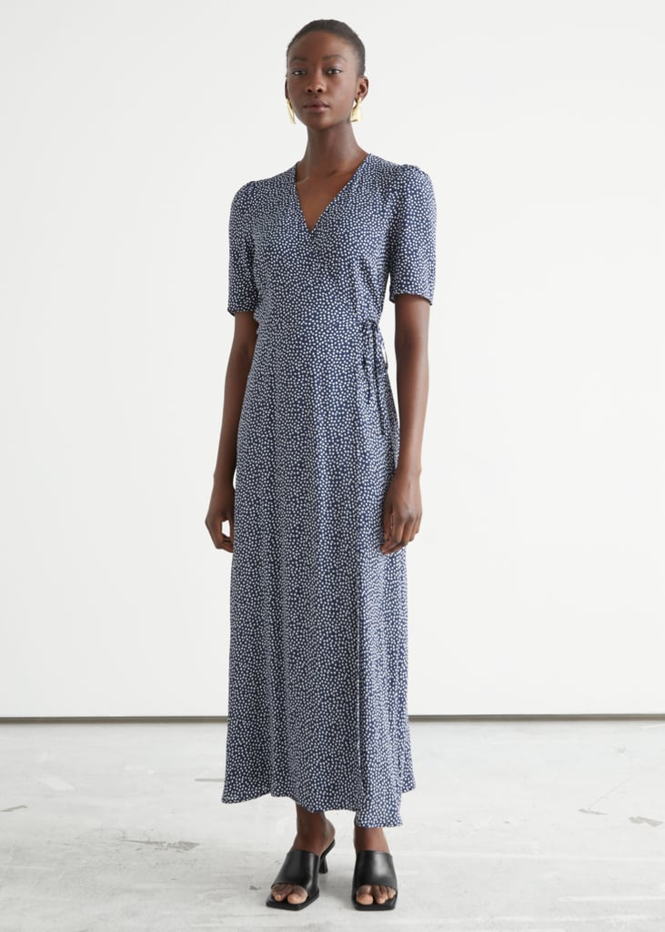\u0026 Other Stories Printed Midi Wrap Dress | The Best Wrap Dresses of 2021 |  POPSUGAR Fashion Photo 16