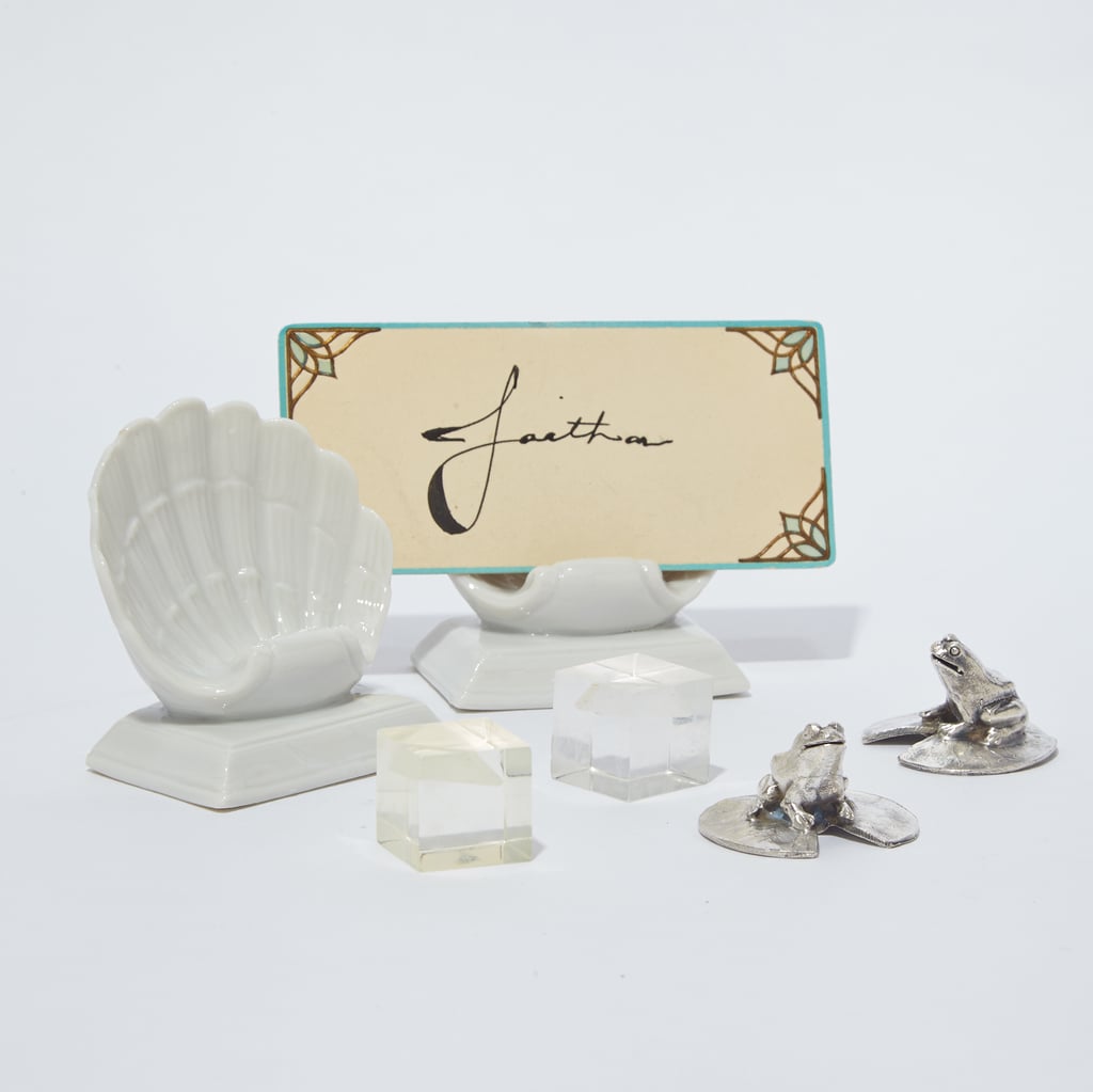 dinner party place card holders