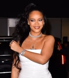 May We All Embody the Spirit of Rihanna Feeling Herself in This White Strapless Dress