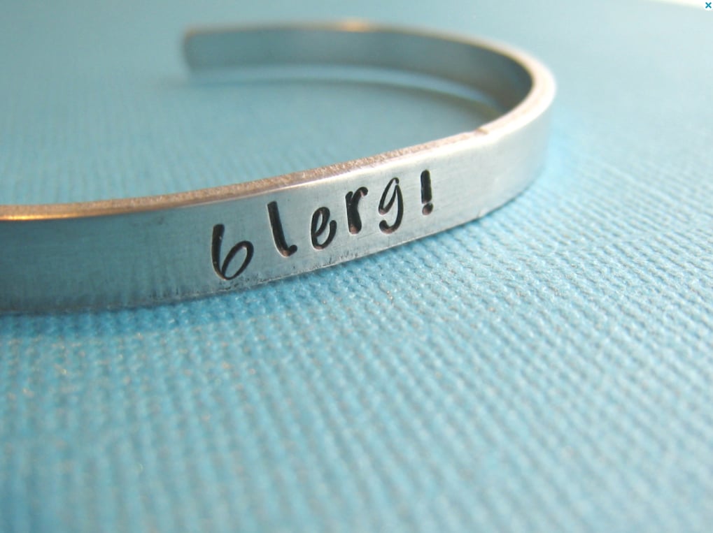 "Blerg" Bracelet  ($18)
