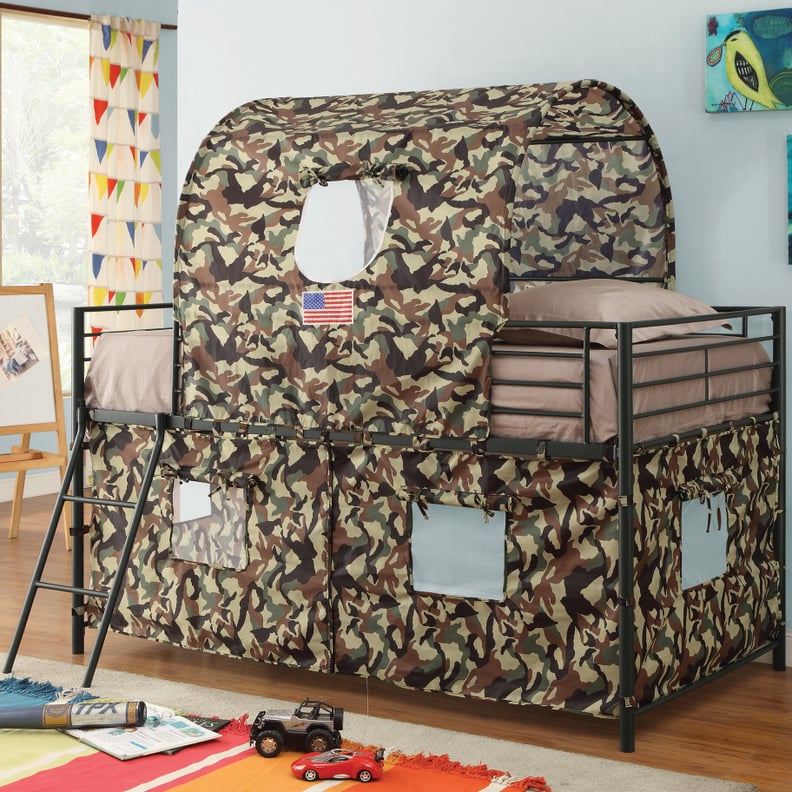 Green Kali Camouflage Tent Twin Bed