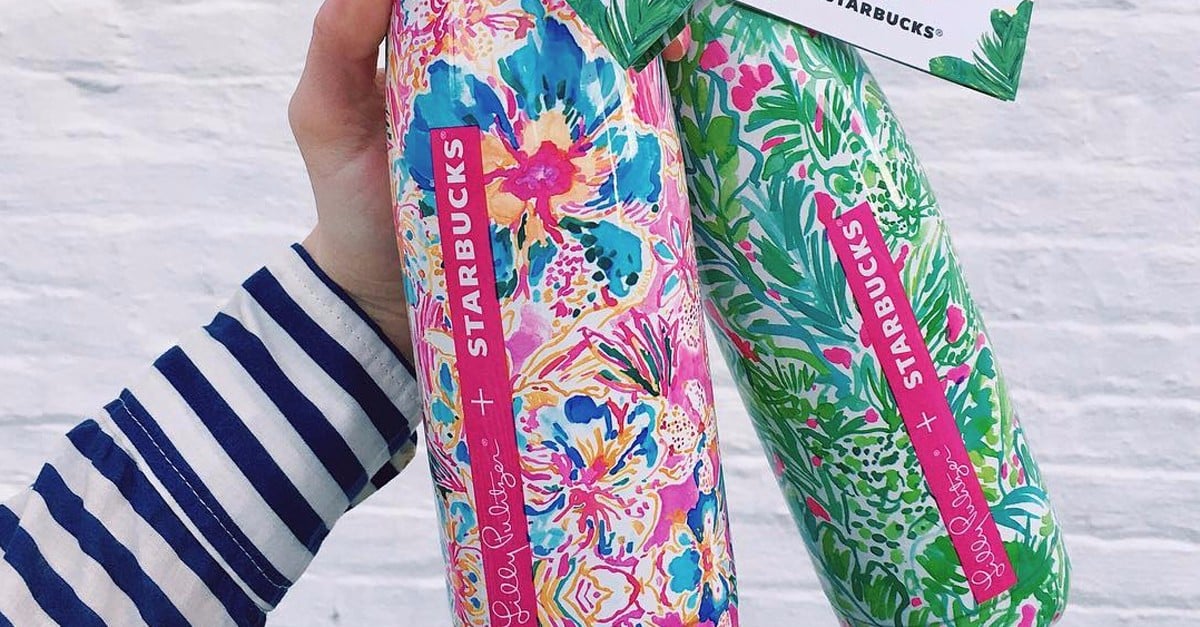 Starbucks Collaborates With Lilly Pulitzer on S'well Water Bottles