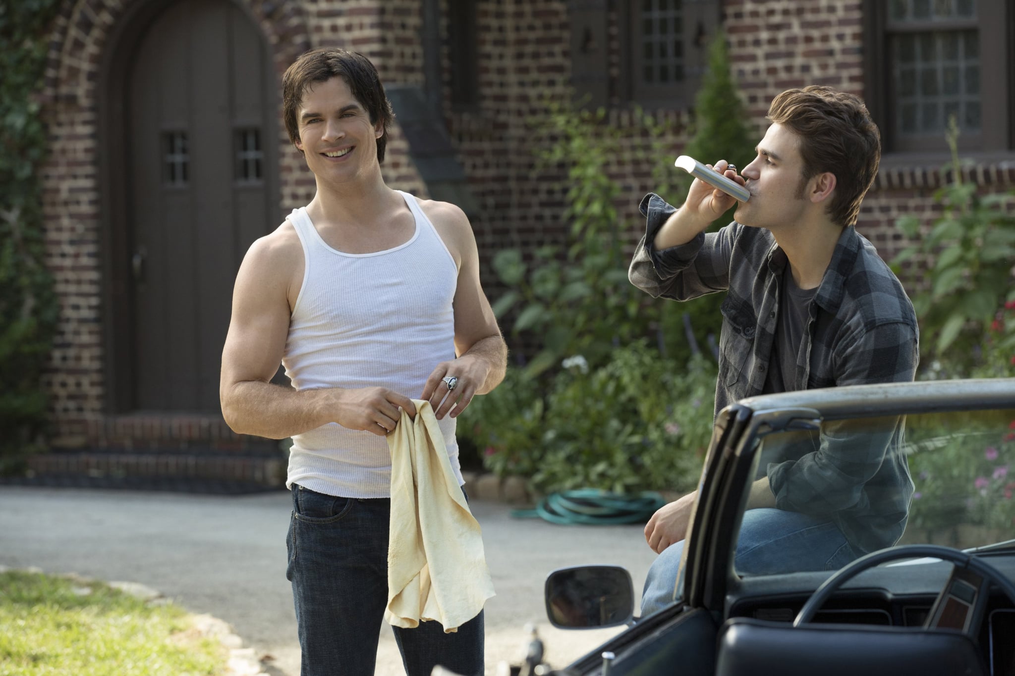 Damon And Stefan Salvatore The Vampire Diaries 46 Tv Boyfriends To Netflix And Chill With All Summer Popsugar Entertainment Photo 23