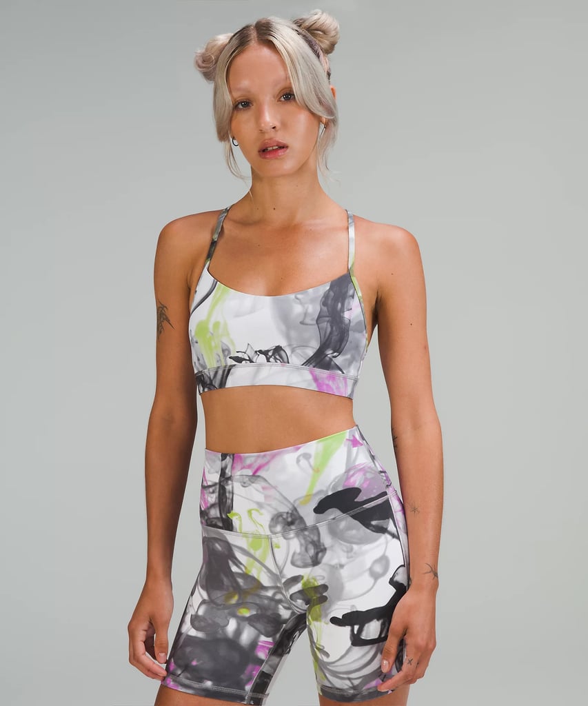 An Everyday Sports Bra: Throwback Print Lululemon Flow Y Bra