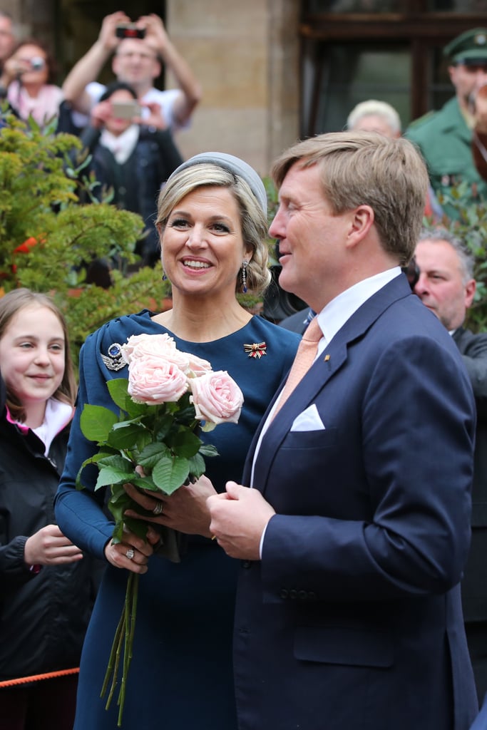 Queen Máxima and King Willem-Alexander in Nuremberg, Germany.