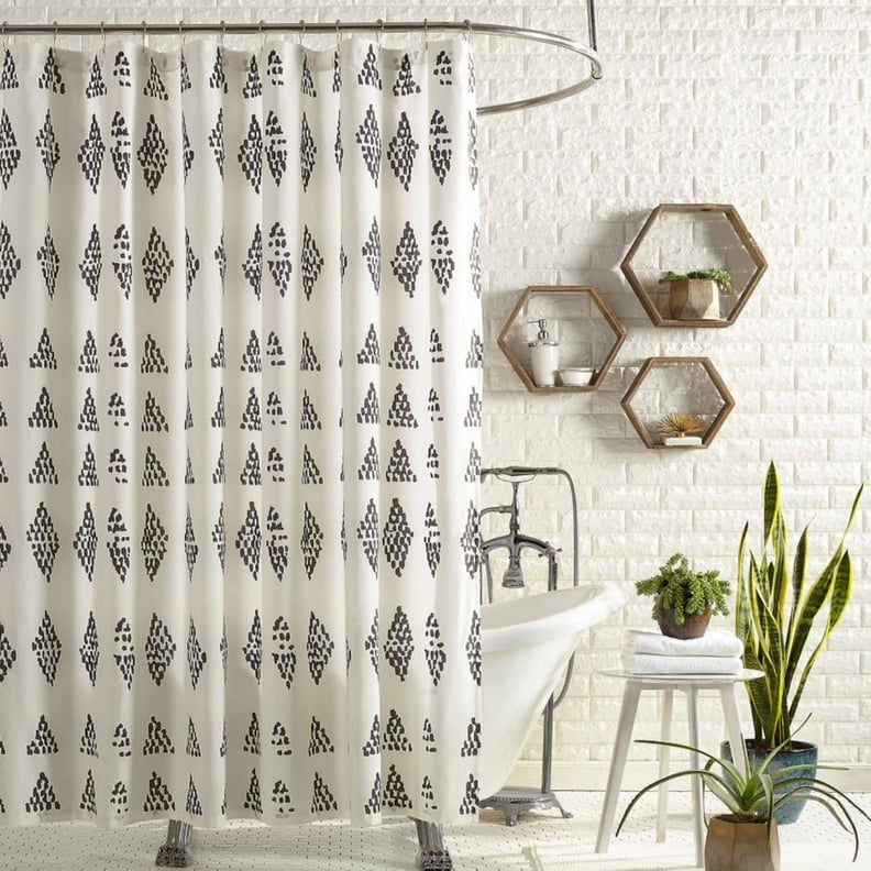 A Shower Refresh: Jungalow by Justina Blakeney Prosperity Shower Curtain