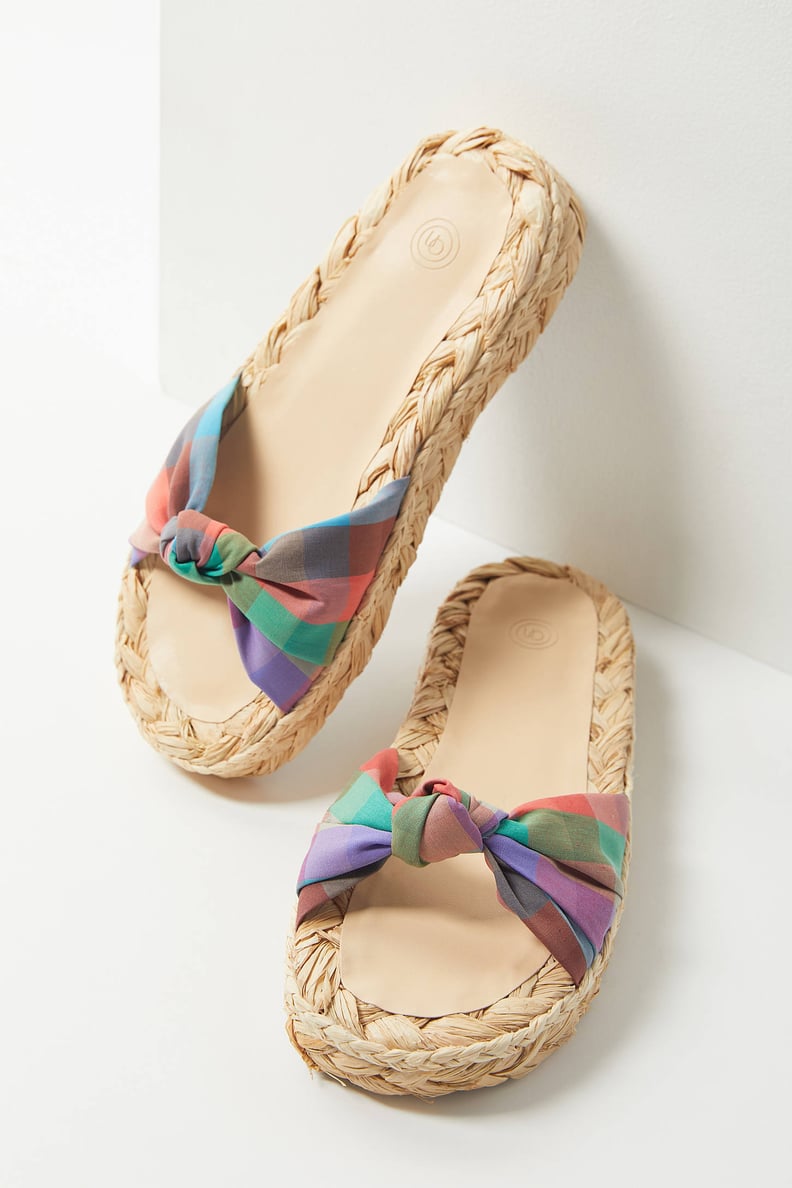 UO Willow Knotted Raffia Sandals