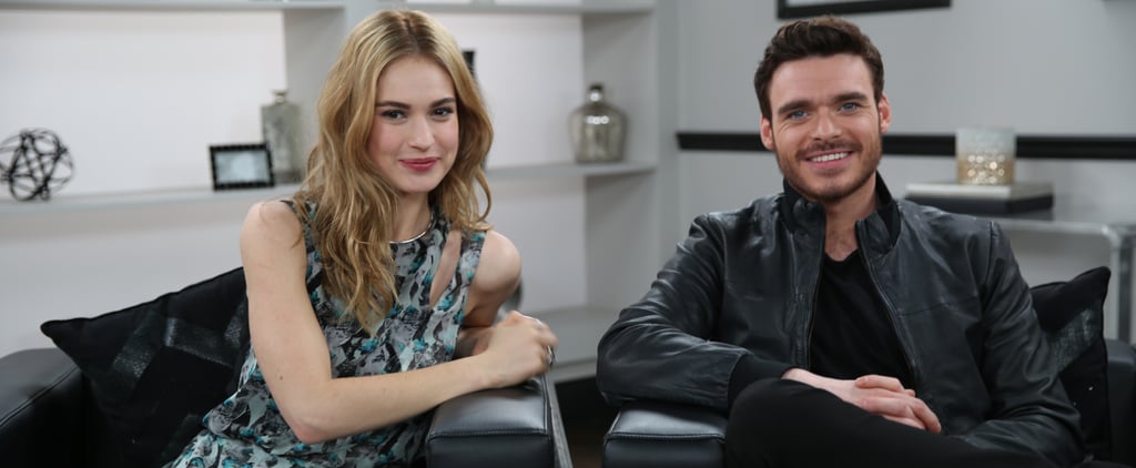 Lily James and Richard Madden Cinderella Interview (Video)