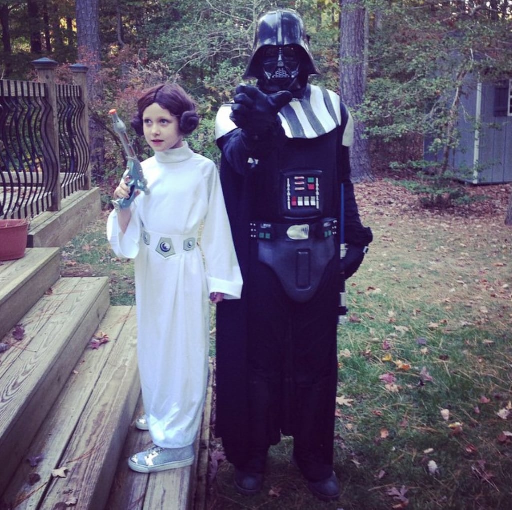 Princess Leia and Darth Vader