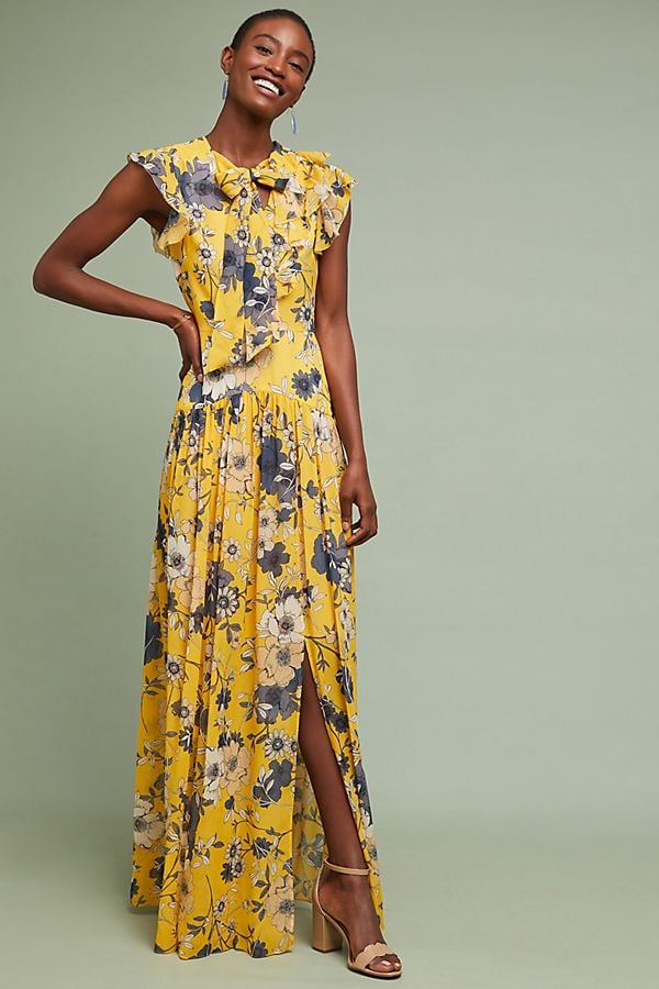 Ml monique lhuillier shop poetess maxi dress