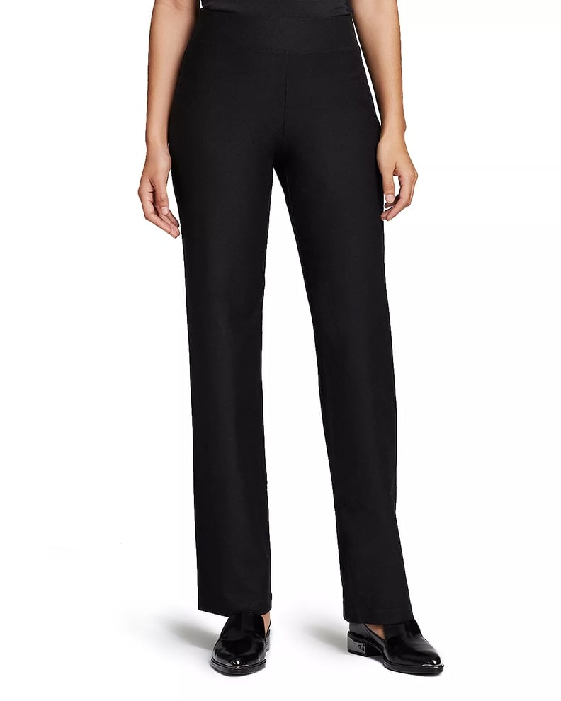 Eileen Fisher Stretch-Crepe Straight Pants