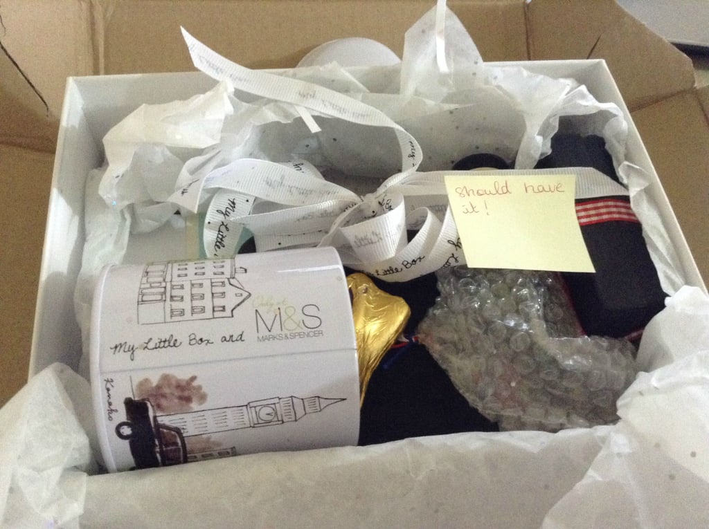 "This is what's inside of the box"