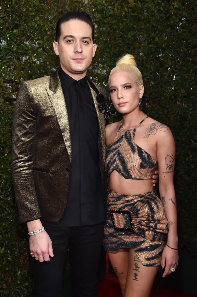 G-Eazy and Halsey at the 2018 iHeartRadio Music Awards