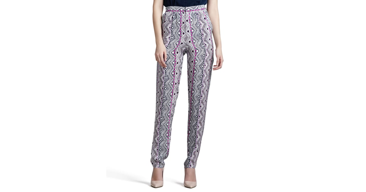 Nanette Lepore Printed Tapered Pants | Get Kate Beckinsale's Look ...