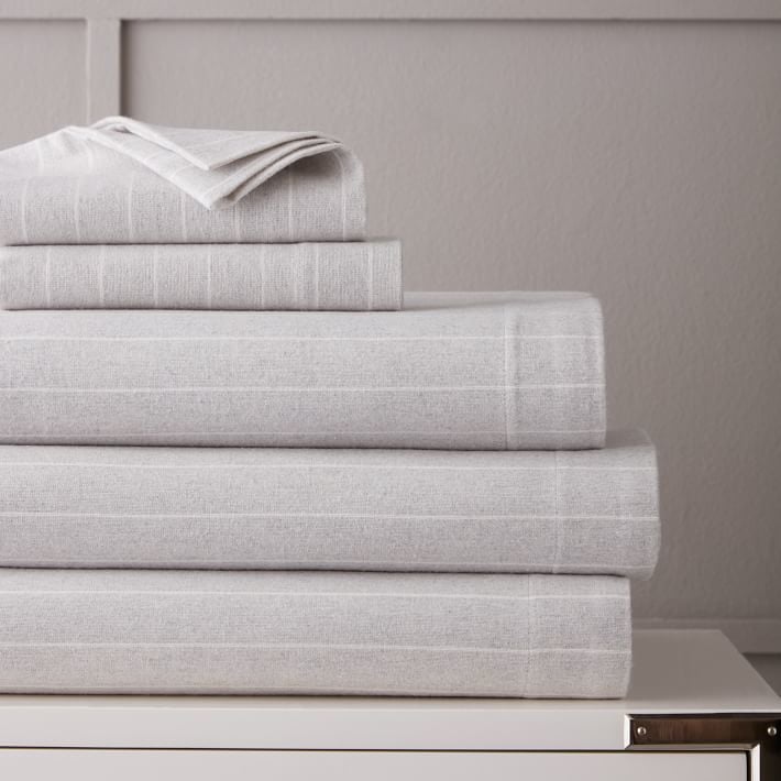 West Elm Flannel Sheet Set