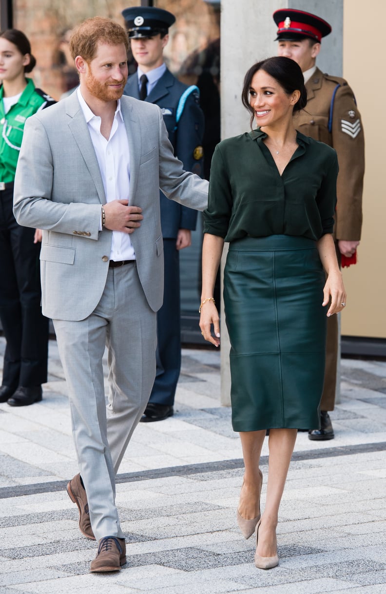 BOGNOR REGIS, UNITED KINGDOM - OCTOBER 03:  Prince Harry, Duke of Sussex and Meghan, Duchess of Sussex visits University of Chichester's Engineering and Digital Technology Park during an official visit to Sussex on October 3, 2018 in Bognor Regis, United 