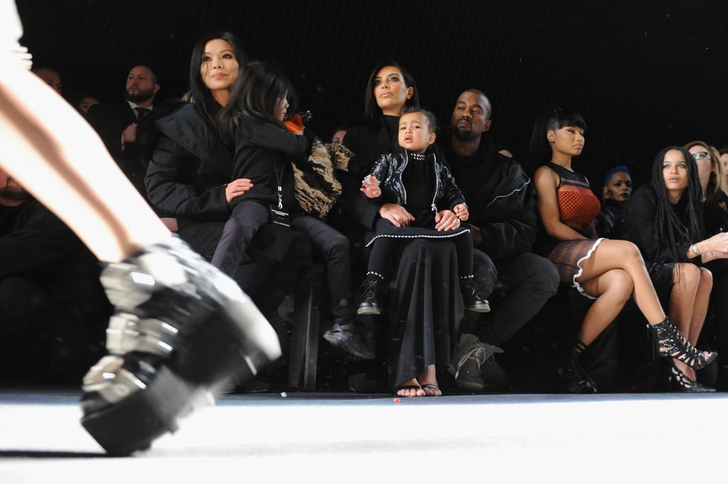 Zoë Kravitz sat next to Nicki.