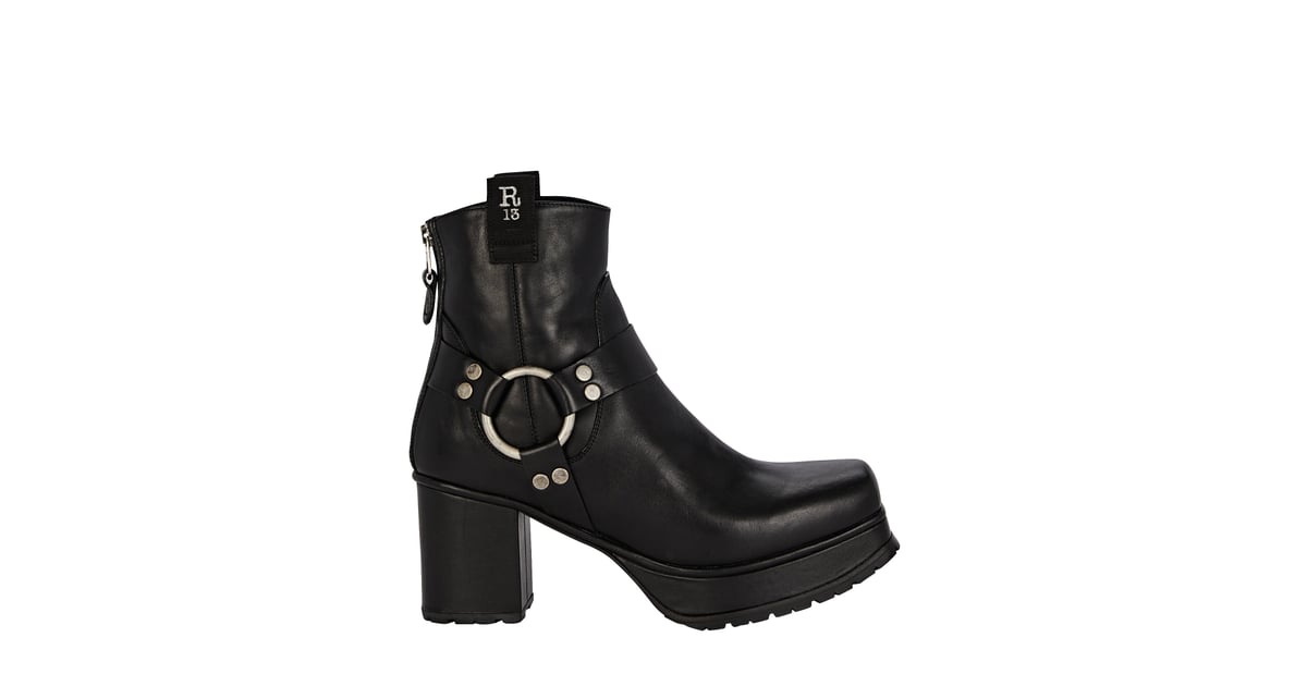 r13 ankle harness half platform boot