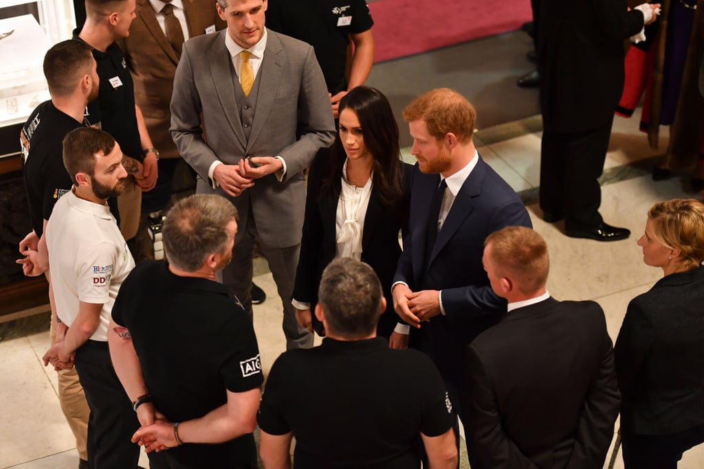 Prince Harry and Meghan Markle at Endeavour Awards Feb. 2018