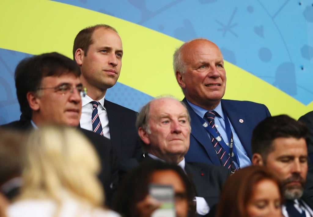 Prince William at Soccer Game in France June 2016