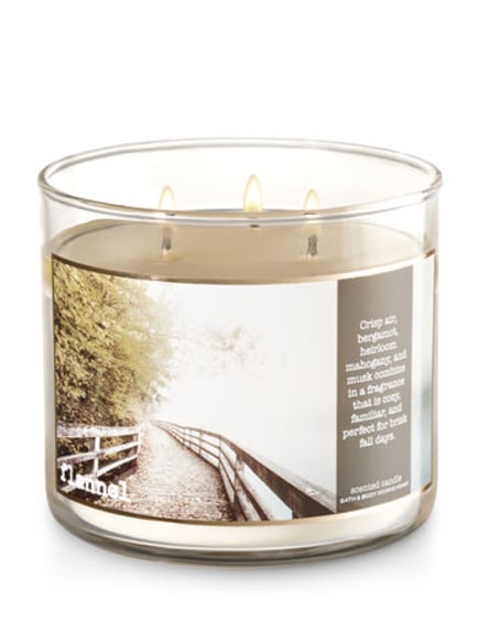 Flannel candle ($23)