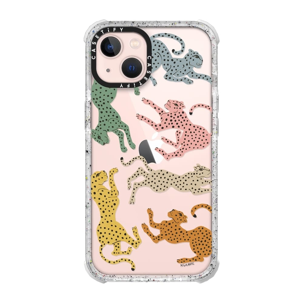 Rainbow Cheetah by Megan Galante iPhone 13 Case